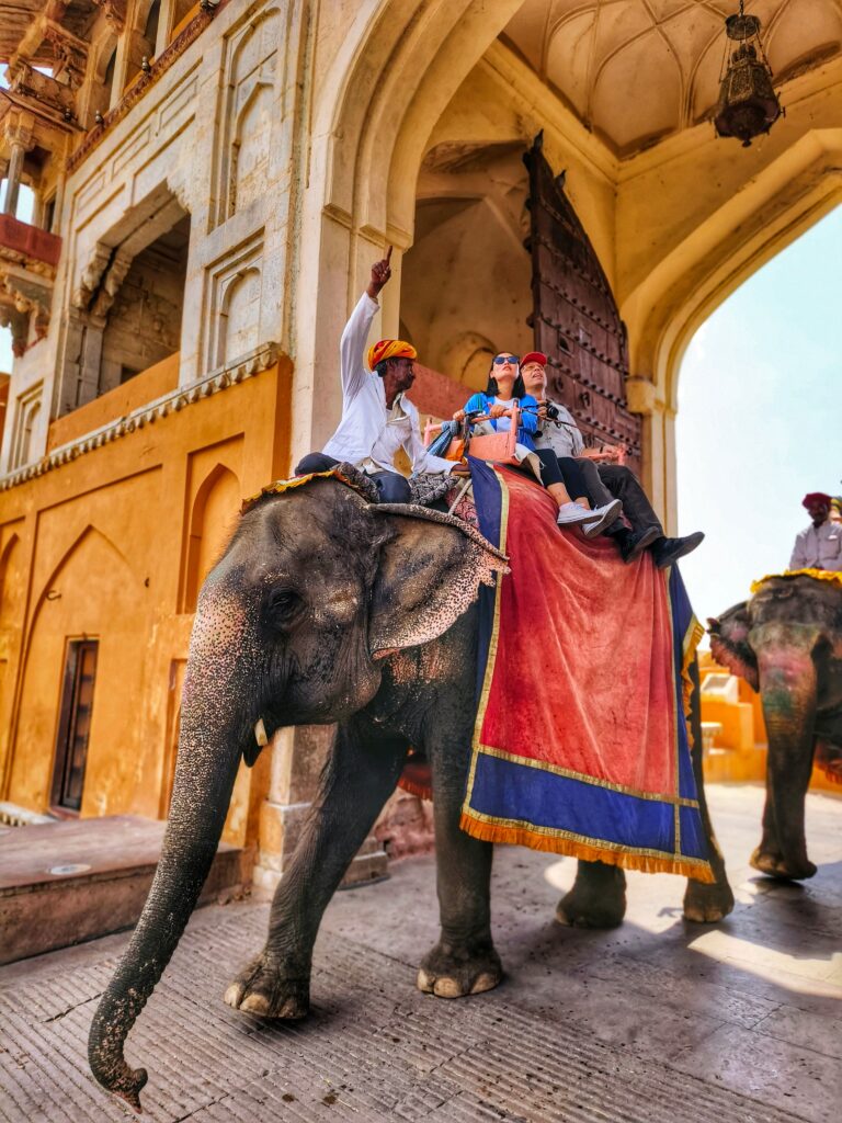 Amer Fort Elephant Ride booking by Blue Arch Tour Jaipur